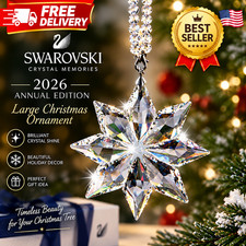 NEW 2026 Swarovski 5718051 Annual Edition Large Christmas Ornament Snowflake