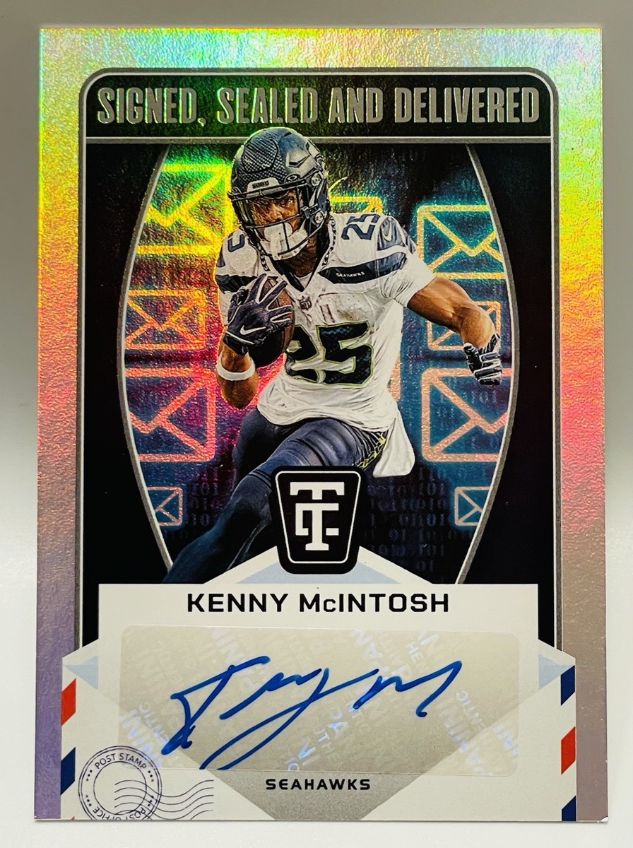Kenny McIntosh Auto 2024 Totally Certified Signed Sealed