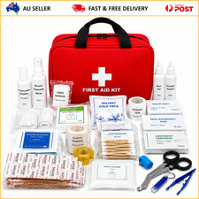 184PCS First Aid Kit Emergency Medical Supplies Travel Camping Survival Bag