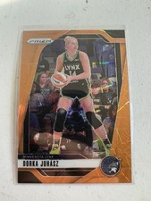 2024 Panini Prizm WNBA Dorka Juhasz Orange Velocity 123