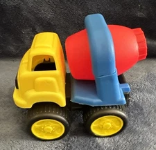 Kidoozie Little Tuffies Yellow Red Blue Cement Mixing Toy Truck