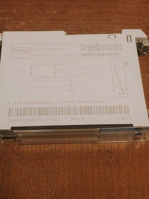 Stahl 9002/77-093-040-001 Intrinspak Safety Barrier