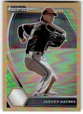 2021 Panini Prizm Draft Picks Jagger Haynes Neon Orange Prizm #/50 #PDP219