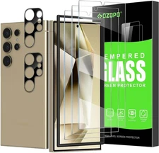 3+2 Pack Screen Protector & Camera Lens Protector for Samsung Galaxy S24 Ultra, 