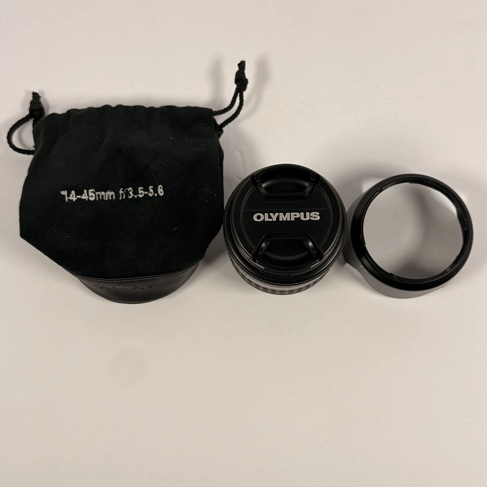 Lente Olympus Zuiko Digital 14-42 mm f/3,5-5,6 para cuatro tercios 4/3 DSLR Kit con capucha Foto 2 de 4