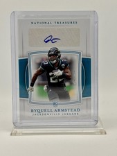 2019 Panini National Treasures Rookie Platinum Auto Ryquell Armstead True #1/1