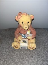 8”tall Piggy Bank Bear