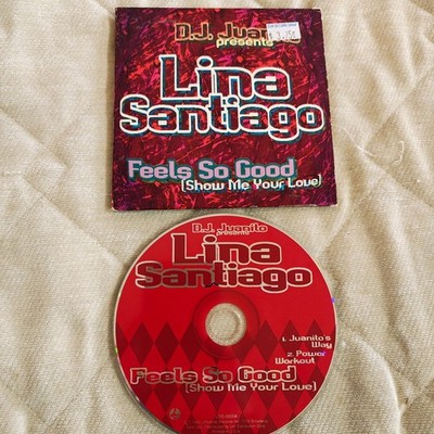 Lina Santiago   Feels So Good CD Single 1996 D.J. Juanito Dance Pop Universal