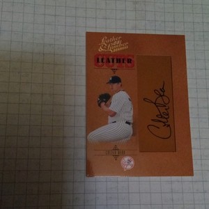 2005 Donruss Leather Cuts Autographed Colter Bean NY Yankees LC158 125 Of 256
