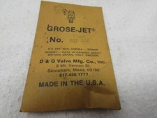 Vintage Nos Grose Jet T-son 902 .130 Fits Weber Dcnf Carburetor