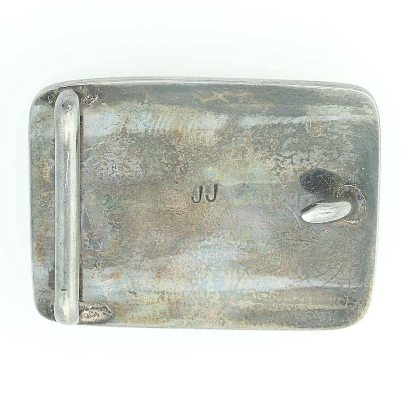 Nativi Americani Cintura Fibbia - Argento Sterling Su Anheuser-Busch Birra - Immagine 3 di 4