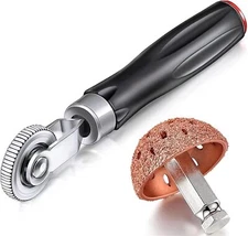 2 PCS Tire Repair Patch Tool Tire Buffer Wheel+Patch Roller Tungsten for Grinder