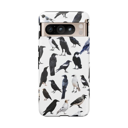 Bird Pattern on White - Phone Case for iPhone, Galaxy, Pixel - 第 150/281 張圖片