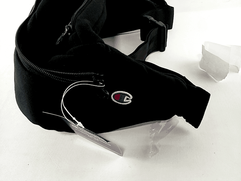 Champion Black Reverse Weave Crossbody Waist Pack XL Fanny Champion Black Reverse Weave Crossbody Waist Pack XL Fanny