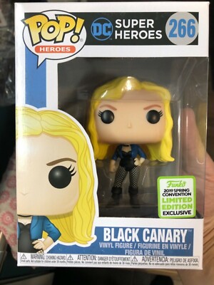 **IMPERFECT*2019 SPRING CONVENTION FUNKO Pop! DC Super Heroes  Black Canary #266