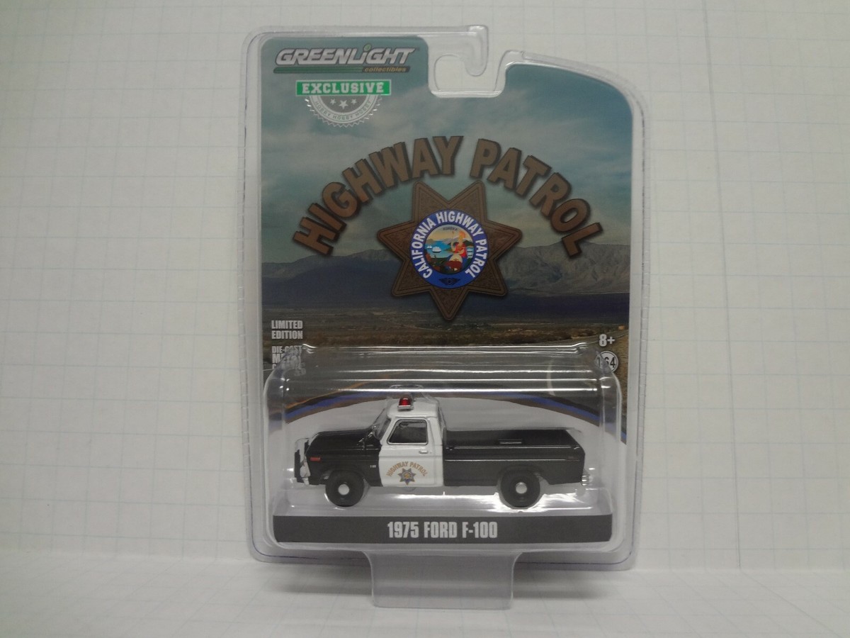 Greenlight 1975 Ford F-100 CHP California Highway Patrol 1:64