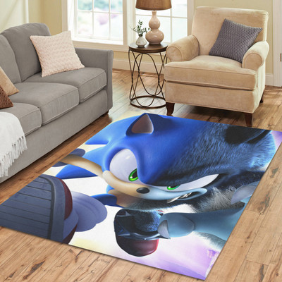 Custom Fashion Home Decorator Sonic The Hedgehog Area Rug