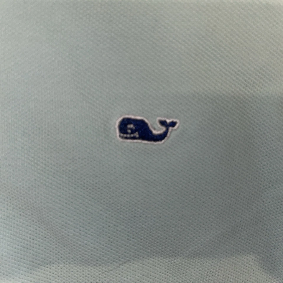 Vineyard Vines Polo Shirt Boys Medium Youth Mint Green - Image 3 of 4