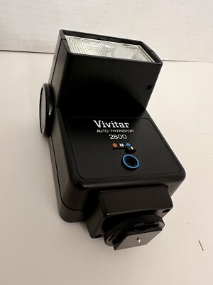Vivitar 2800 Auto Thyristor Shoe Mount Flash 1/2000   1/30,000s - TESTED WORKING