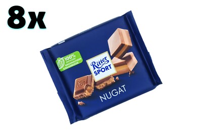 4x/8x Ritter Sport Praline / Nougat   genuine chocolate   TRACKED SHIPPING