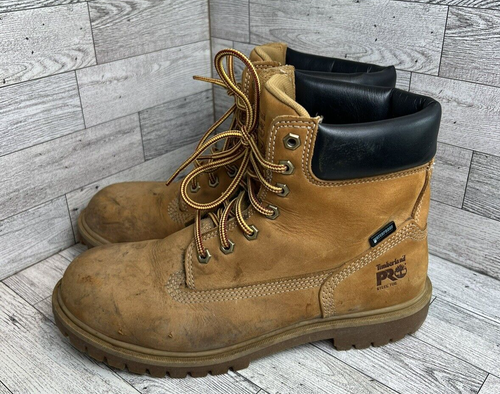 Timberland Pro Direct Attach 6" Women's Steel Toe Boot Wheat SZ 9.5 Waterproof - Picture 2 of 17