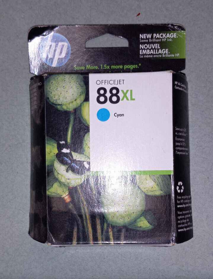 HP 88XL (3) 940XL (11) High Capacity XL Cyan inkjet cartridge Expired