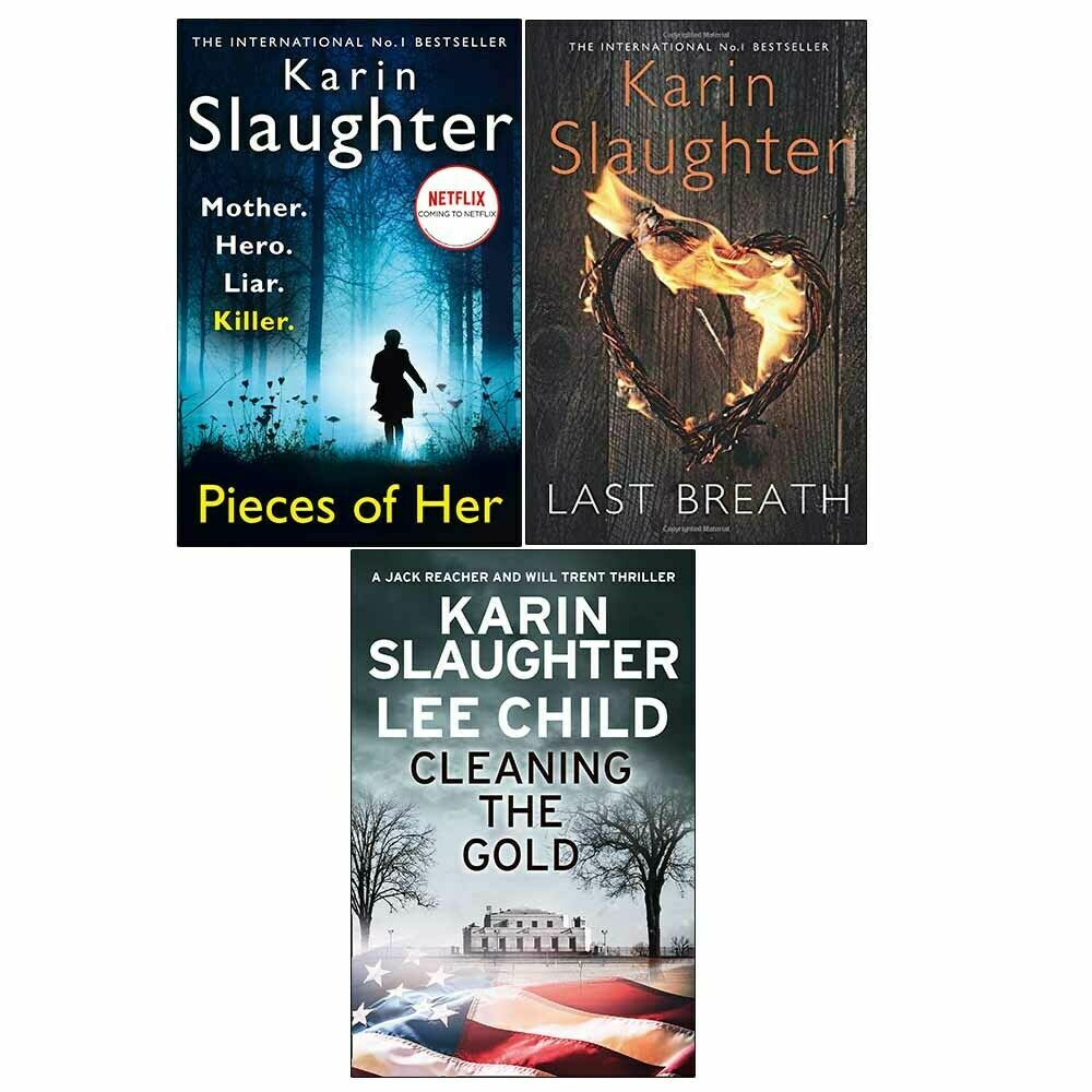 Pieces of Her,LAST BREATH,Cleaning the Gold 3 Books Collection Set NEW
