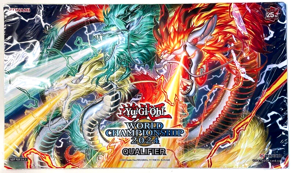 Yugioh Official Playmat Sangenpai Transcendent Dragion WCQ 2024