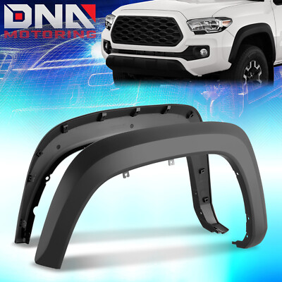 For 2016-2023 Toyota Tacoma OE Style Matte Black Front Wheel Fender Flares 2PCS