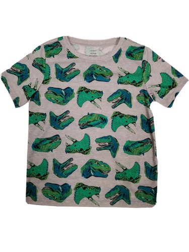 Carter's Boys 3pc Pajamas Size 12 T-Rex WILD AT BEDTIME Shorts SUMMER NEW - Picture 3 of 12