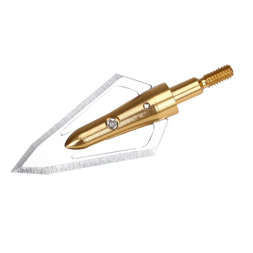 12Pcs Biting Hunting Broadheads 100Gr Outdoor Sport Archery Crossbow Arrow Tips - Bild 8 von 11