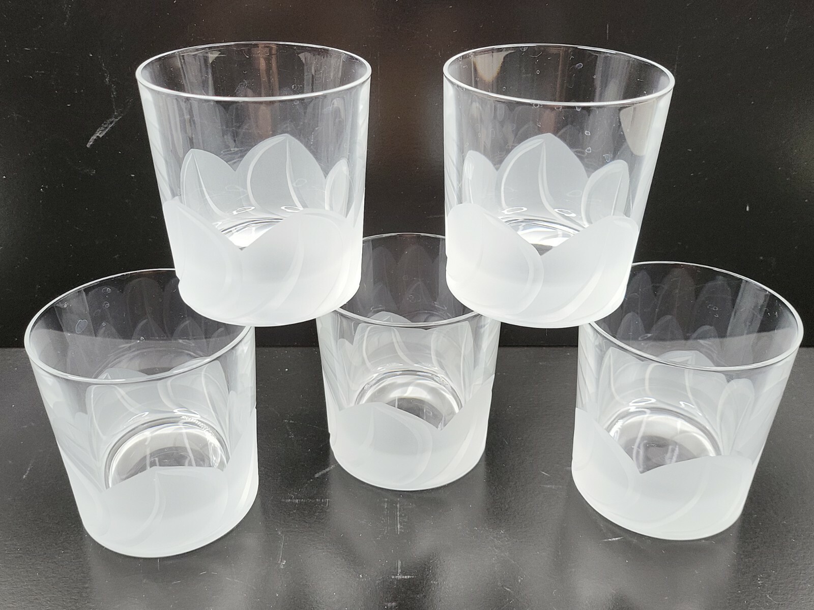 Cristal D'Arques Durand Florence (5) Old Fashioned (6) Highball Glasses