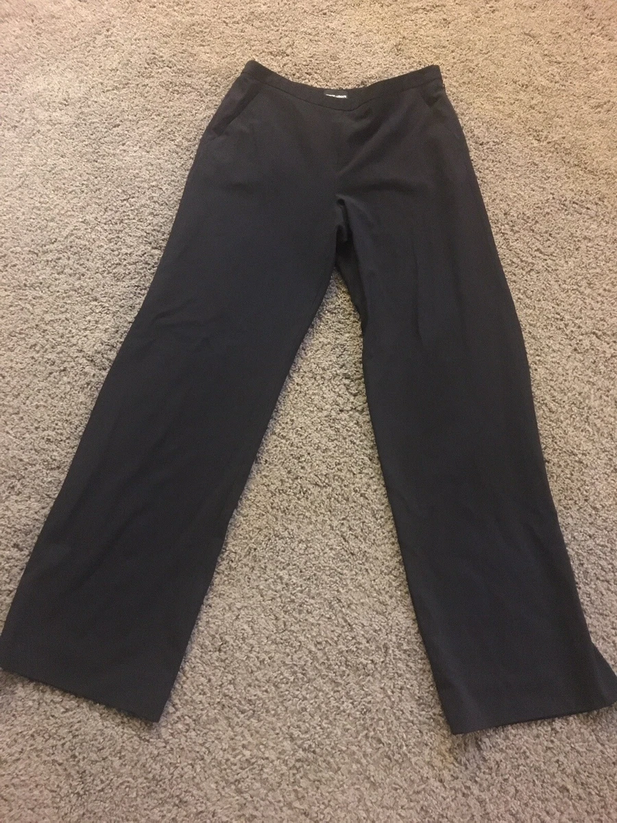 Giorgio Armani Women s Wool Pants Size 40 borgo 21 Black