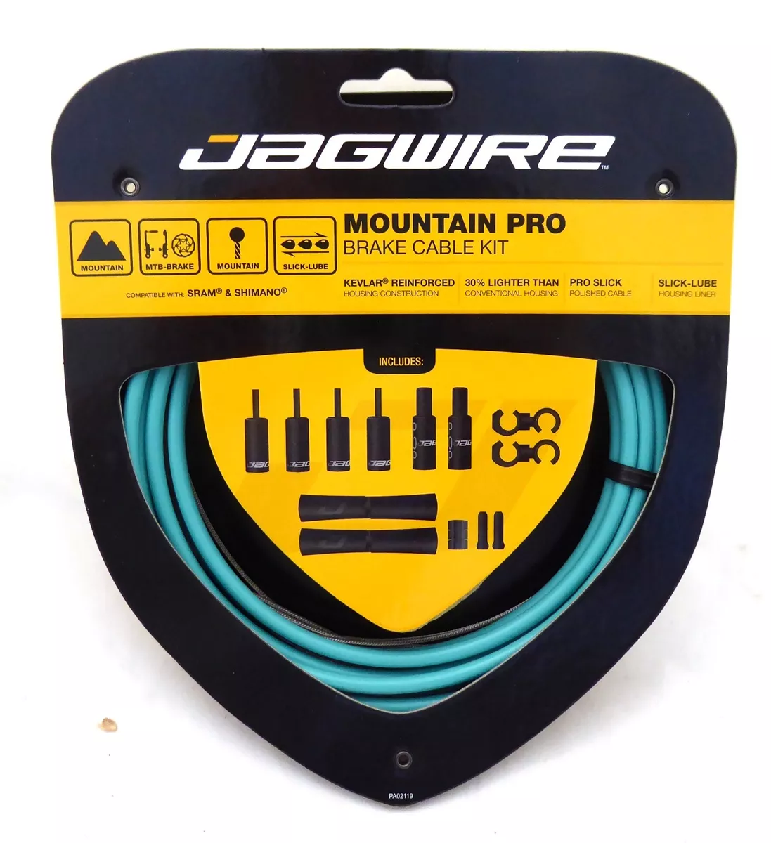 Jagwire Pro Mountain Brake Cable Set Celeste Blue