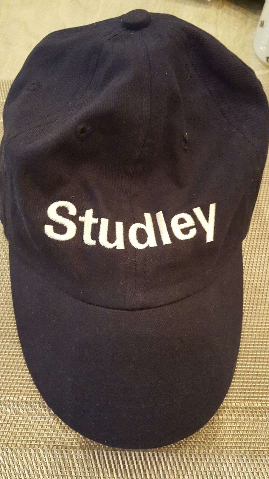 Stud Navy Baseball Cap - Bold Statement Hat for Men  -image