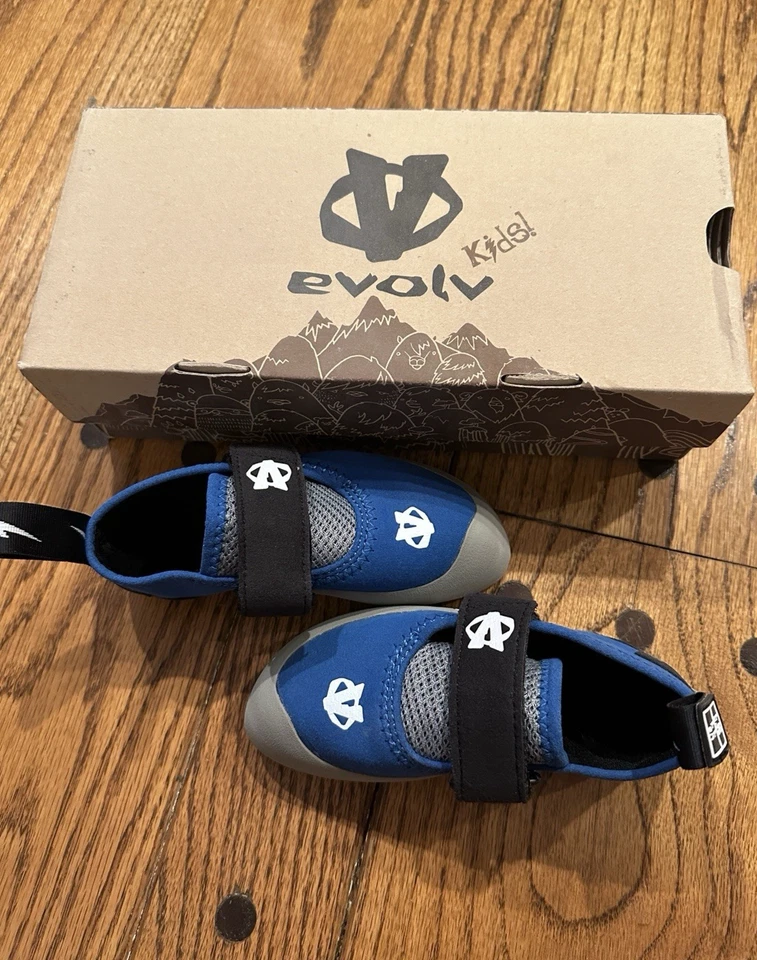Evolve titan jr скалолазание обувь детский размер 11 синий/черный новый в коробке - Изображение 4 из 4