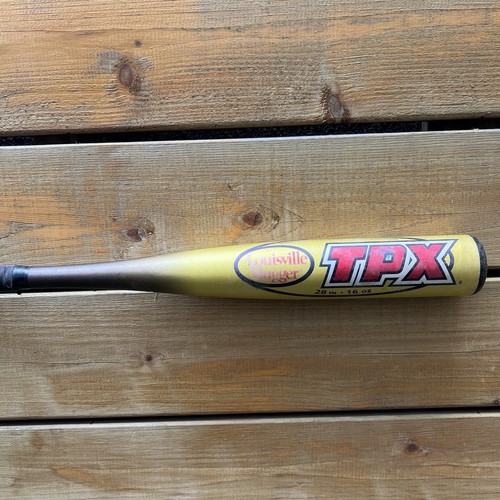 LOUISVILLE TPX LASER SLUGGER BASEBALL BAT YB605 16OZ, 28" LONG, 1.15 BPF -12