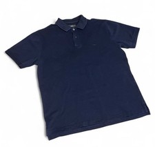 Rodd  Gunn Mens Sports Fit Cotton Polo Shirt Navy Blue Size M Short Sleeve
