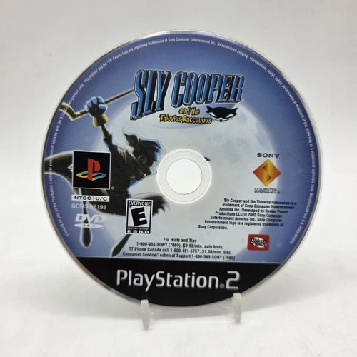 Sly Cooper And The Thievius Raccoonus PS2 Disc Only Tested Working
