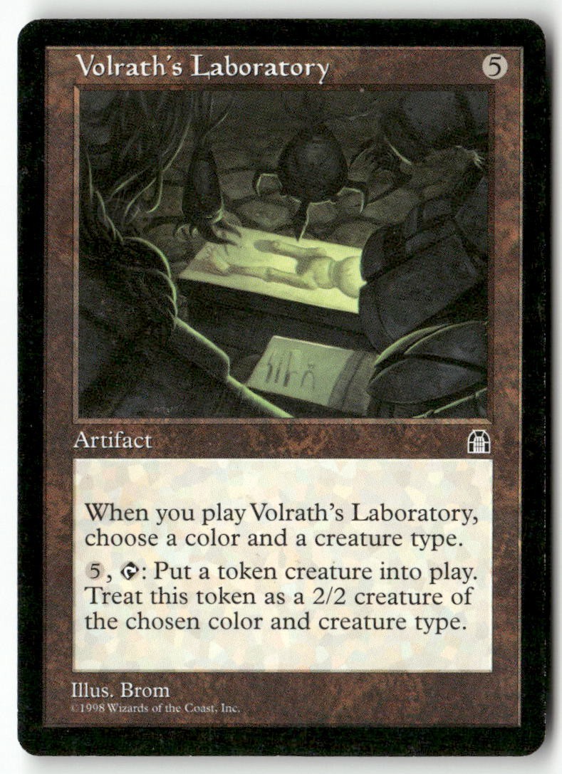 Volrath's Laboratory Rare Stronghold Magic: The Gathering Near Mint