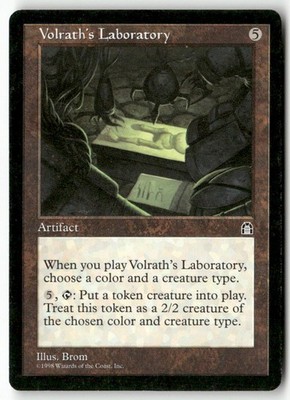 Volrath's Laboratory Rare Stronghold Magic: The Gathering Near Mint