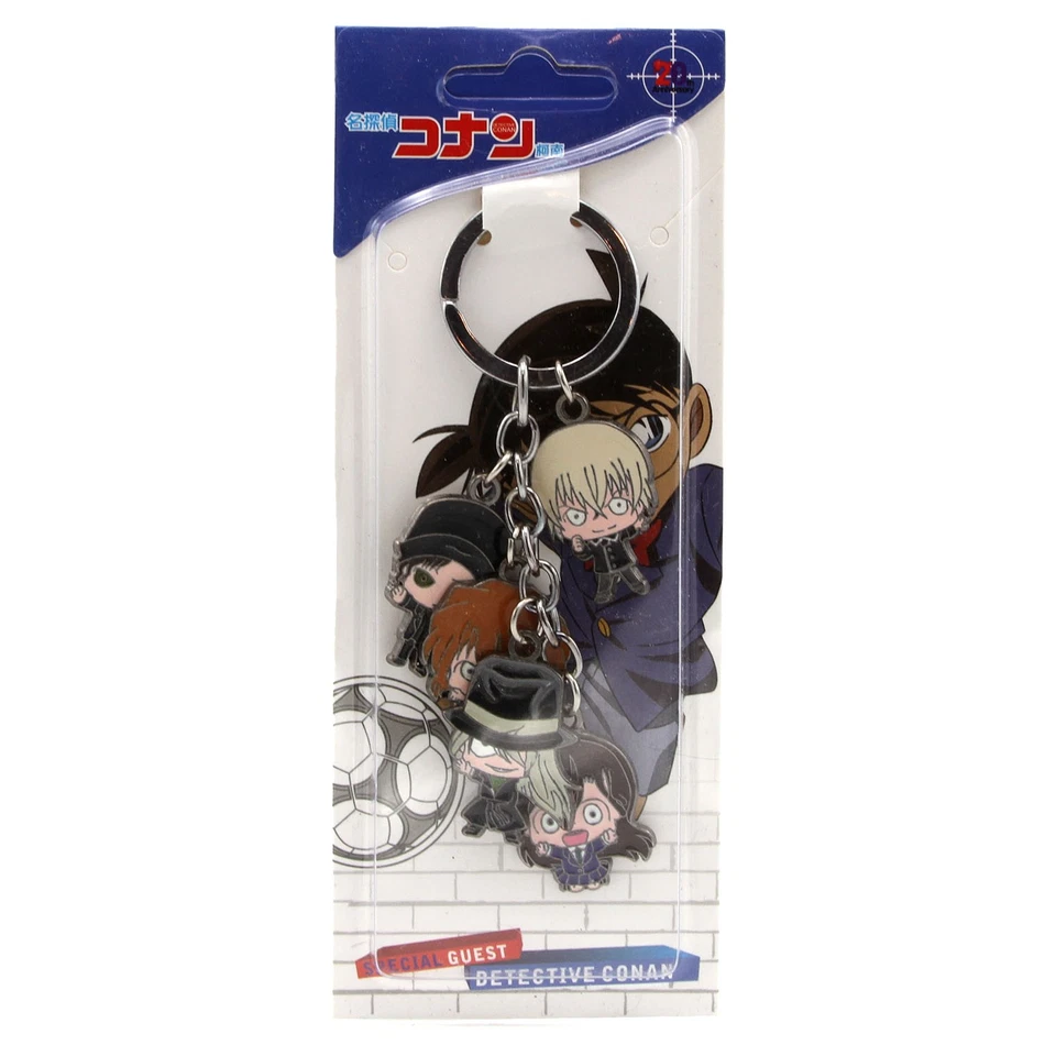 CHIBI PERSONAJES Detective Conan 1 pulgada 5 piezas. Juego de llaveros (llavero anime) Foto 3 de 3
