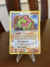 Pokemon Holo Rare Meganium 4/101 EX Dragon Frontiers Near Mint Card