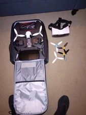 Parrot Bebop 2 Bundle FPV Drone +  Backpack + Accessories 