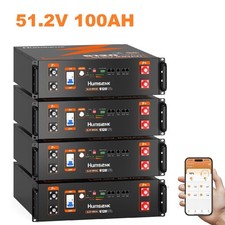 100Ah 48V Server Rack LiFePO4 Battery Lithium Deep Cycle Low Temp Solar Off-grid