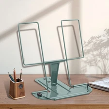 Book Stand for Reading Adjustable Holder Document Recipe Textbook Morandi Grn