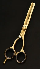 Professional Barber Hair Texure Thinning Scissors Left Handed Salon Shears 6"