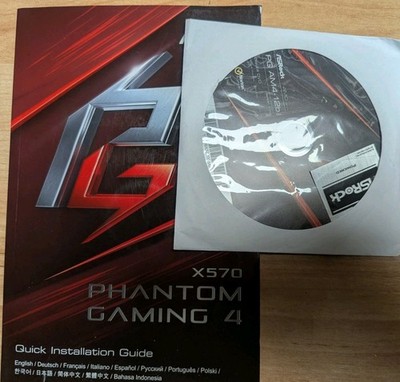 asrock x570 phantom gaming 4 Handbuch + CD