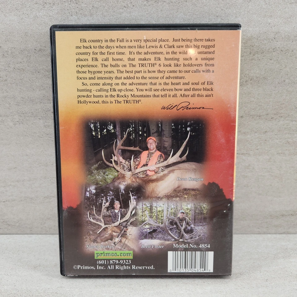 Primos Hunting DVD Lot Of 6 The Truth Big Bulls Big Bucks BOW AND GUN Hunt Foto 3 de 4