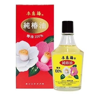 Honjima Tsubaki 100% Pure Camellia Oil Hair Skin 3.99 fl oz Japan New